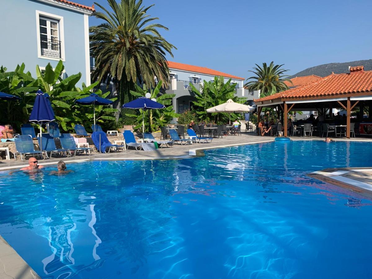 Blue Sky Hotel - Petra - Lesvos - Greece Bagian luar foto