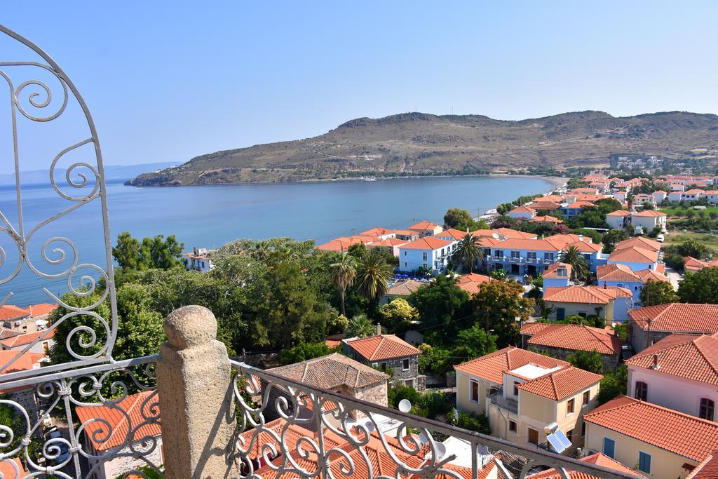 Blue Sky Hotel - Petra - Lesvos - Greece Bagian luar foto