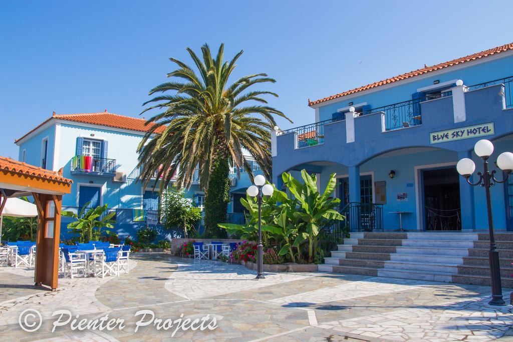Blue Sky Hotel - Petra - Lesvos - Greece Bagian luar foto